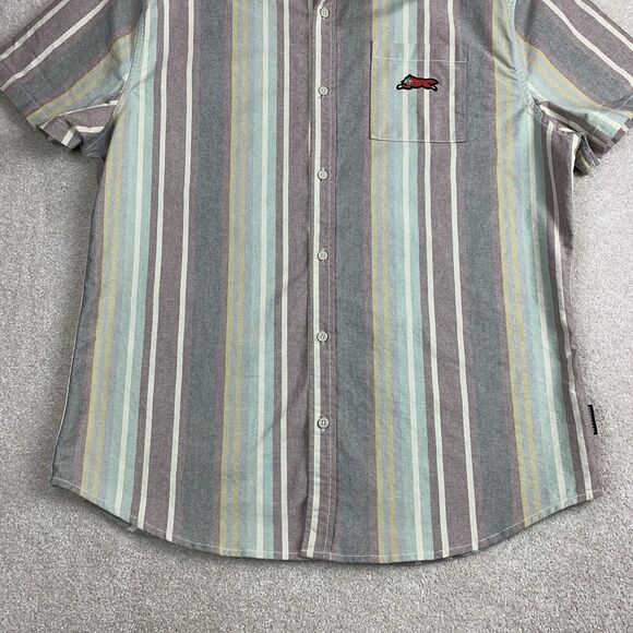 Bbc Ice Cream Slater SS Woven Oxford Short Sleeve Button Shirt Size XL - Picture 4 of 13